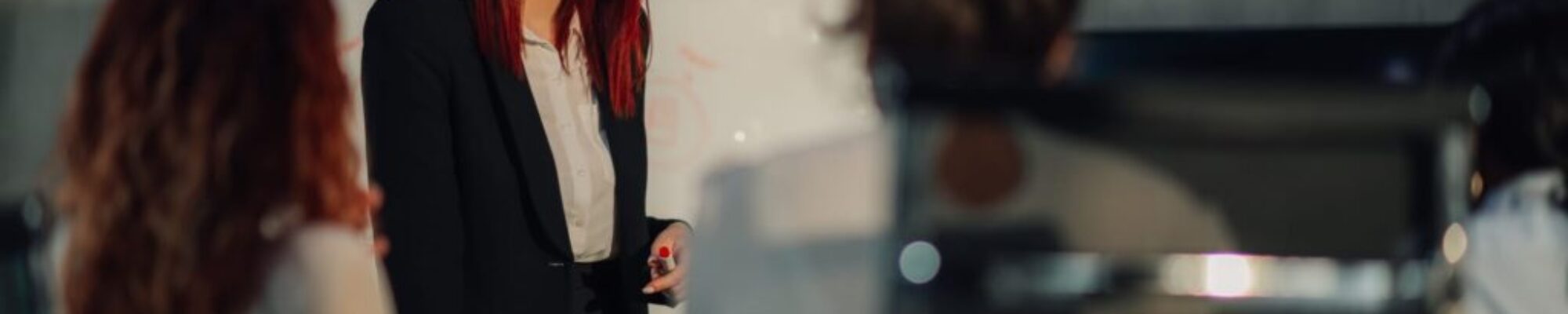 women leading an employment law meeting