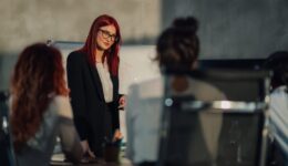 women leading an employment law meeting